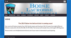 Desktop Screenshot of boiselaxinvitational.com